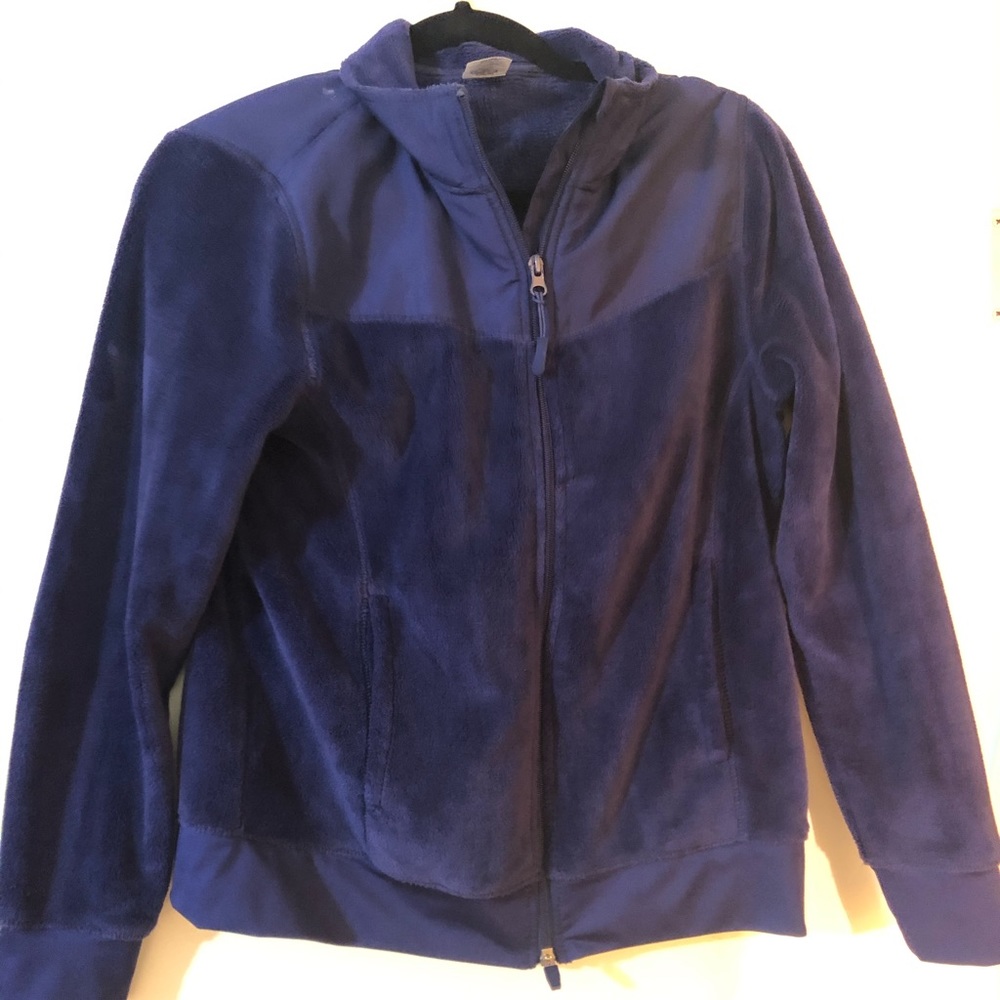 Purple fleece jacket